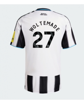 Newcastle United Nick Woltemade #27 Maglia Gara Casa Repliche 2025-26 Maniche Corte Newcastle United Nick Woltemade #27 Maglia Gara Casa Repliche 2025-26 Maniche Corte